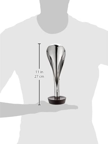 Alessi Lily, Incense Burner in 18/10 Stainless Steel and Wood.