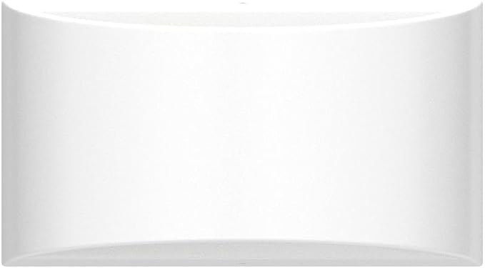 Aipsun Aluminum Modern Indoor LED Wall Sconce Interior Wall Lights 1 Pack Hardwired Up and Down Wall Mount Light for Living Room Bedroom Hallway Corridor Warm White 3000K(with G9 Bulbs)