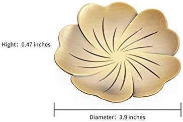 Incense Burner for Incense Sticks, Incense Holder Water Droplets Style Brass Cense Burner