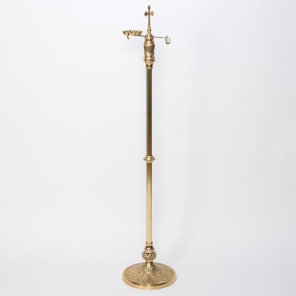 Traditional Church Censer Stand with Rounded Base, Thurible Holder (CCG-70RB)