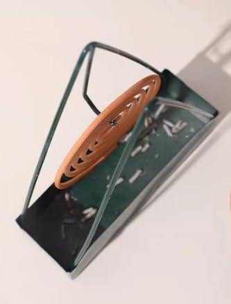 Designer Portable Iron Mosquito Coil Holder with Handle - Fireproof Material Incense Holder