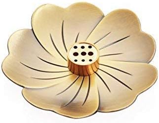 Xujia Incense Burner for Stick Incense, Brass Censer Coil Incense Holder