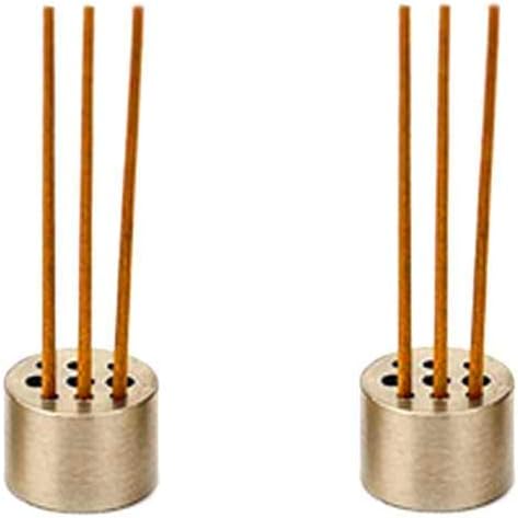 9 Holes Incense Stick Holder, Incense Holder - Incense Stick Burner Holder, Multiple Incense Stick Holder with 9 Different Sizes Holes for Incense Stick, Pack of 2