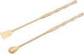 JianLing 2PCS Incense Set Tools Copper Spoon Shovel Spatula Brass Sweeping Seal Script Accessories Making Tools Used for Hotels Temples Pressing Incense Powder