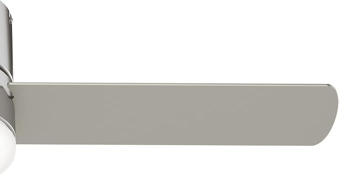 Hunter Minimus, Indoor, Ceiling Fan, Modern, Quiet, 52 inch, Brushed Nickel