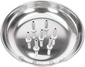 Stainless Steel Dhoop Plate Stainless Steel Agarbatti Stand with Plate Stainless Steel Incense Holder with Ash Catcher Plate Agarbatti Stand Incense Holder