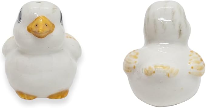 2" Fat White Duck Elegant Ceramic Incense Stick Holder Artistic Collectible Figurine for Adult Collectors Sophisticated Interior Accent Gift Handcrafted Porcelain Home Room Decor