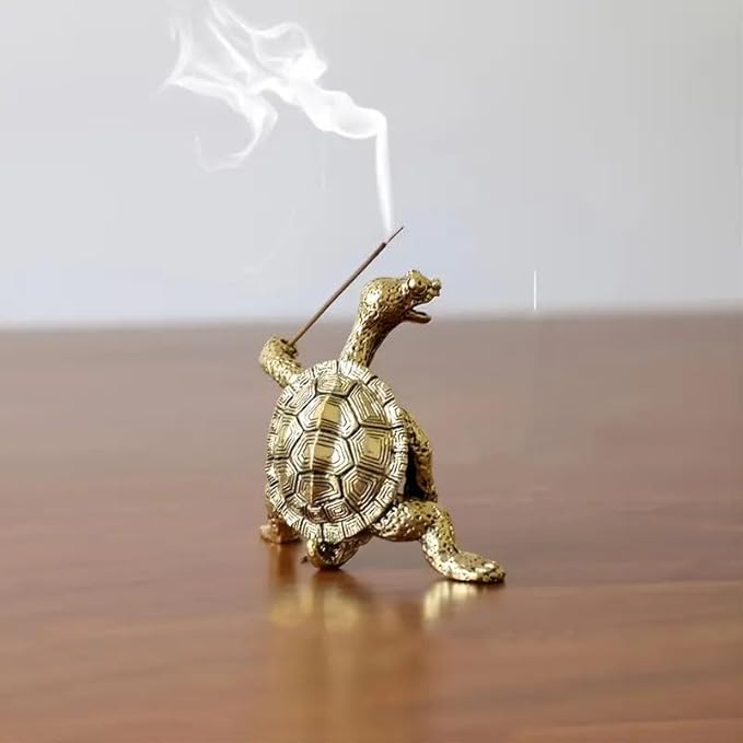 Opexicos 2Pcs Turtle Shaped Incense Burner Incense Stick Burner Incense Stick Rack Incense Stick Holder Home Decor Green Red