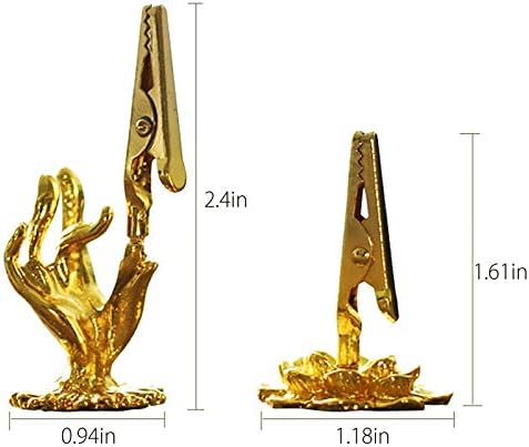 2 Pack Artistic Incense Holders for Sticks Buddha Hand and Lotus Incense Burner Incense Coil Clip