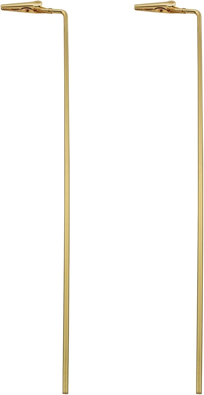 2PCS Metal Elbow Clip Stick Gold Creative Aroma Vertical Hanging Clip for Meditation Yoga Spa Room Decoration Mosquito Incense Holder Home Decoration
