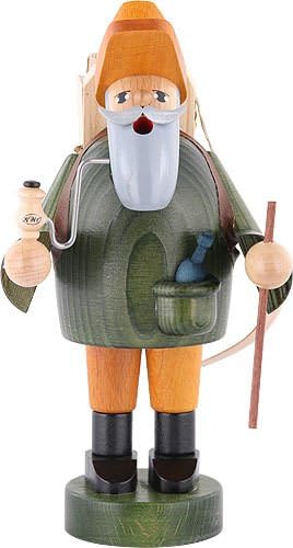 KWO Smoking Men Incense Holder, Woodsman, 18 cm, Wood, Multicolour, One Size