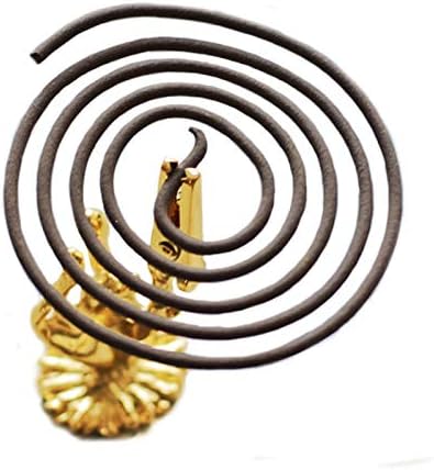 2 Pack Artistic Incense Holders for Sticks Buddha Hand and Lotus Incense Burner Incense Coil Clip