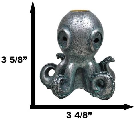 Ebros Gift Nautical Marine Cthulhu Octopus Tentacles Sea Monster Backflow Incense Cone Burner Figurine Home Aromatherapy Fragrance Holder