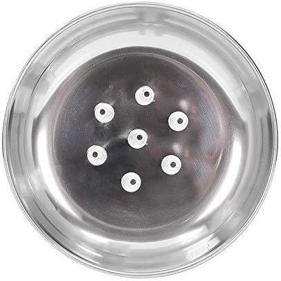 Incense Stick Holder Agarbatti Stand Dhoop Plate Ash Catcher Incense Burner Made Stainless Steel Traditional Religious and Spiritual Use and Also for Ethnic Festival for Multipurpose