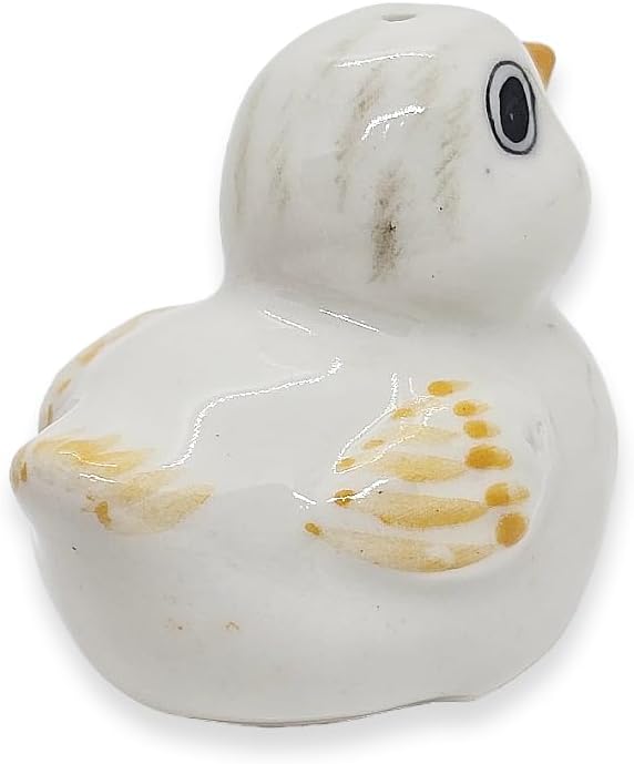 2" Fat White Duck Elegant Ceramic Incense Stick Holder Artistic Collectible Figurine for Adult Collectors Sophisticated Interior Accent Gift Handcrafted Porcelain Home Room Decor