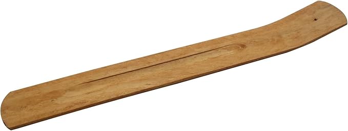 TRENDBOX 100pcs Handmade Plain Wood Wooden Incense Stick Holder Burner Ash Catcher Natural Design Buddhist