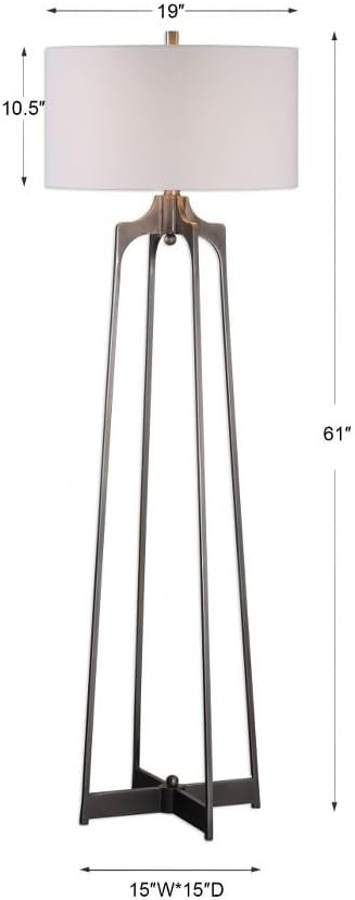 Uttermost Adrian - 1 Light Modern Floor Lamp