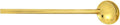Religious Gifts High Polished Brass Plain Incense Charcoal or Holy Communion Spoon, 4 1/8 Inch