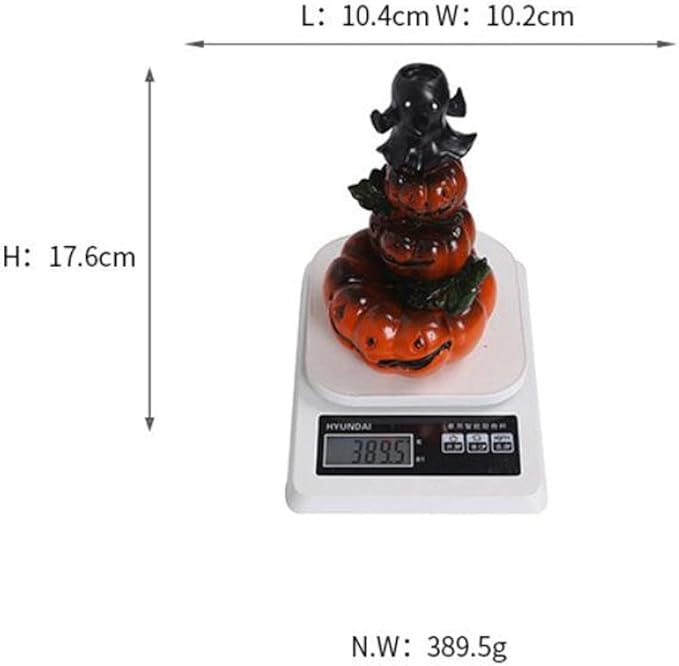 Creative Pumpkin Backflow Incense Burner Ghost Festival Halloween Household Craft Gift Ornaments Resin Censer Holder Aromatherapy Stove