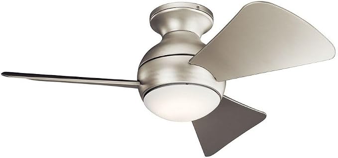 Kichler 34 Inch Sola Fan, Satin Black