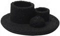 4 in 1 Cement Holder for Incense Sticks/Palo Santo/Sage Sticks/Candle (Black)