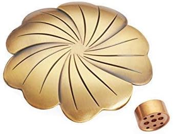 Xujia Incense Burner for Stick Incense, Brass Censer Coil Incense Holder