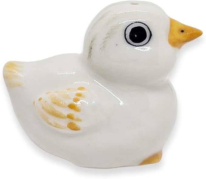 2" Fat White Duck Elegant Ceramic Incense Stick Holder Artistic Collectible Figurine for Adult Collectors Sophisticated Interior Accent Gift Handcrafted Porcelain Home Room Decor