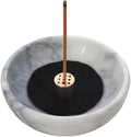 Handmade Natural Marble Incense Holder 9 Hole Ash Catcher Tray for Incense Sticks, Palo Santo & Sage | Spiritual Home Decor Gift for Yoga, Meditation (Pale)