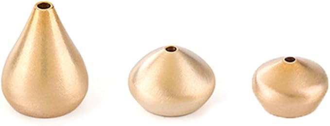 IKAAR 3 Pack Brass Incense Holder Lotus Stick Incense Burner and Cone Incense Holder