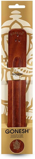 Gonesh - Incense Holder - Modern Home Decor - Wood Incense Burner - Brown - 10” x 1.25”