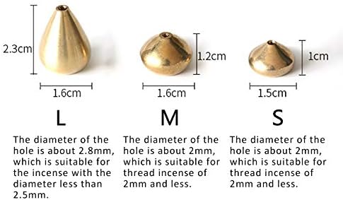 IKAAR 3 Pack Brass Incense Holder Lotus Stick Incense Burner and Cone Incense Holder