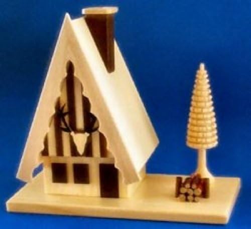Hunter's Cabin German Christmas Incense Smoker Handcrafted in Erzgebirge Germany