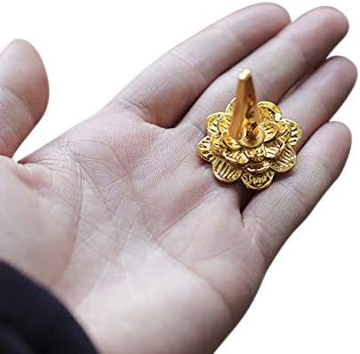2 Pack Artistic Incense Holders for Sticks Buddha Hand and Lotus Incense Burner Incense Coil Clip