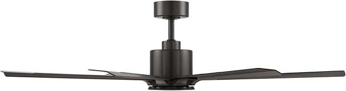 Modern Forms Size Matters Indoor and Outdoor 8-Blade 56in Smart Ceiling Fan in Bronze with Remote Control