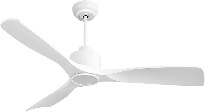 OFANTOP 52 Inch White Modern Smart Ceiling Fan with Light and Remote | High CFM Quiet DC Motor, 3-Color Dimmable Ceiling Fan Light, Reversible Motor, Timer, for Bedroom Living Room Dining Room