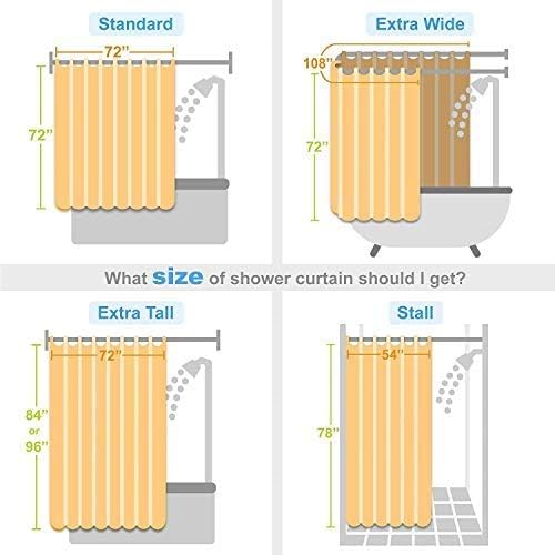 Madison Park Amherst Bathroom Shower Curtain Faux Silk Pieced Striped Modern Microfiber Bath Curtains, 72x72 Inches, Green