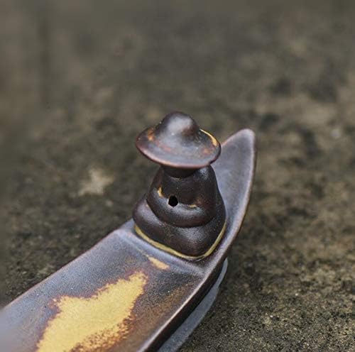 Fishing Boat Style Ceramic Incense Holder