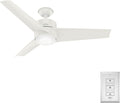 Hunter Havoc, Outdoor or Indoor, Ceiling Fan, Quiet, 54 inch, Fresh White