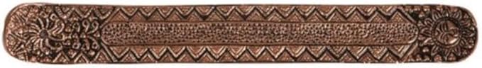 Hosley Antique Copper Aluminium Incense Holders. 9.5-Inch-Long Holder, Rich Antique Copper Finish Adding Rustic Charm to Any Room, Perfect for Home Ambiance and Décor