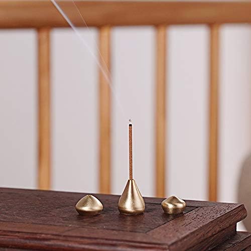 IKAAR 3 Pack Brass Incense Holder Lotus Stick Incense Burner and Cone Incense Holder