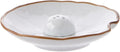 Incense Holder, Ceramic Incense Stick Holder, Korean White Leaves Ceramic Design, Premium Quality, Ash Catcher Bowl