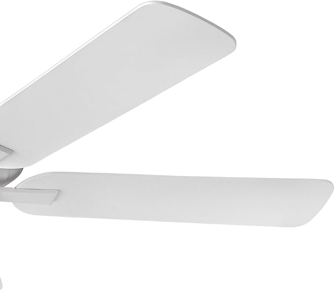 Hinkley Metro 52" Indoor White Ceiling Fan No Light, Traditional Style, Reversible Wooden Fan Blades, Chalk White and Weathered Wood, Remote Sold Separately