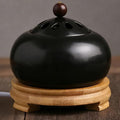 Electric Resin Burner with Timer, Ceramic Electric Incense Burner, Burner Censer 110V for Home Porch, Patio, Garden, Office, Yoga, Living Room, Meditation Room (Black)