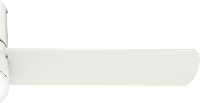 Hunter Minimus, Indoor, Ceiling Fan, with LED Light, 52 inch, Fresh White