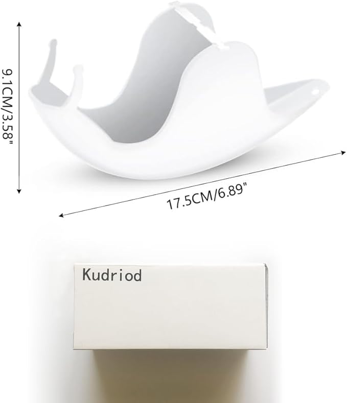 Accddio Incense Holder,Mosquito Coil Holder,Snail Incense Burner Holder,Mosquito Coil Burner of Iron Material for Table Decorations or Gifts (White)