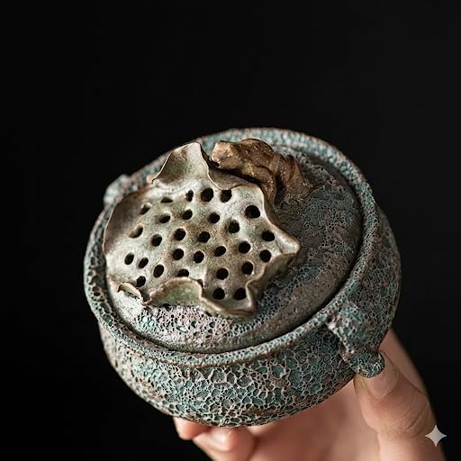 Master Collection: Handcrafted Wormhole Zen Incense Burner