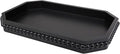 Hrastany Wood Rustic Serving Tray with Beads, Farmhouse Black Decorative Tray for Table Centerpiece, Christmas Wedding Halloween Home Decor