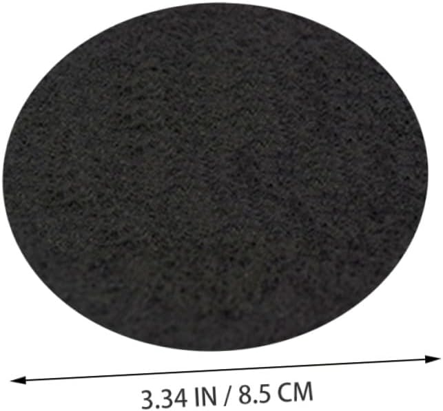 VILLCASE Incense Burner Catcher Pad, 3.3 inch Heat Resistant Mat for Incense Burners Fire Retardant Cotton with Aluminum Backing Ideal for Home Use