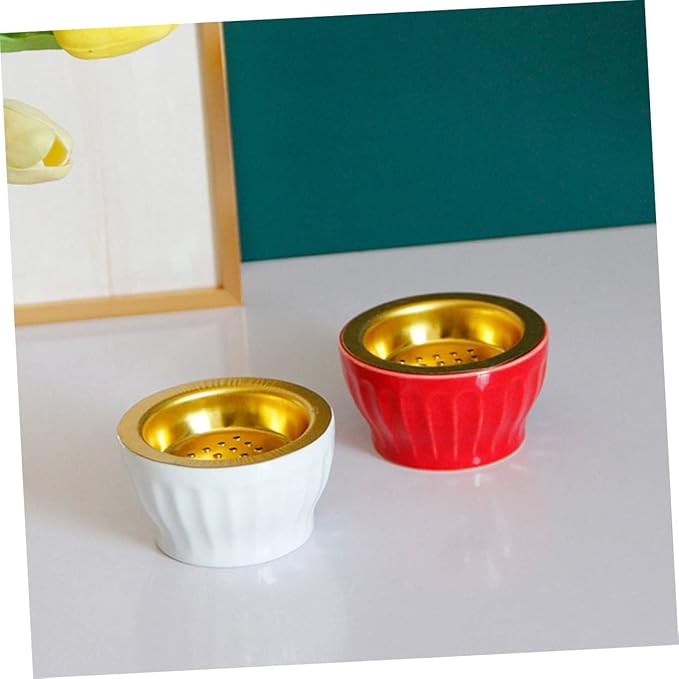 Zerodeko 2pcs Tabletop Aroma Burner Decorative Incense Burner for Home Aromatherapy Furnace Cottage Decor