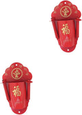 Zerodeko 2pcs Hanging Incense Burner for Indoor Outdoor Use Wall-Mounted Censer for Meditation and Home Chinese Style Incense Holder Living Room Office Yoga Room